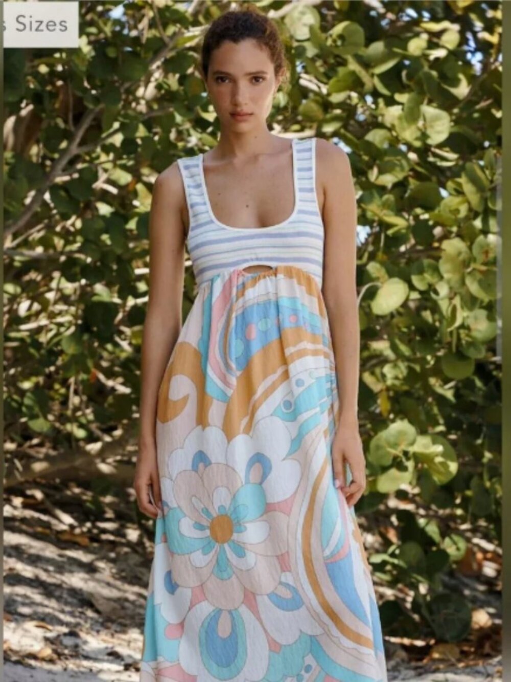 Celandine Al Fresco Sleeveless Maxi Dress size LARGE *NWT*
